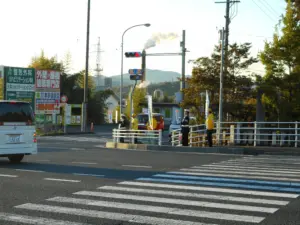 夕暮れ時の県内一斉啓発活動