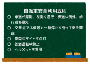 自転車安全利用推進月間（５月中）