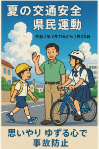 令和７年夏の交通安全県民運動